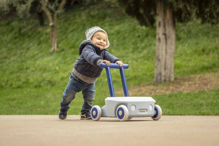 Chodzik dla dzieci niebieski pchacz Roberto Mini Eolo Italtrike