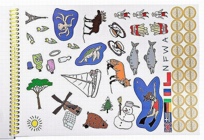 Przygoda z Europą - książka, kreatywna zabawa dla dzieci, ZT8290-Zuzu Toys