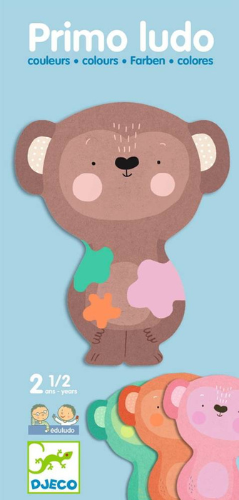 Eduludo PRIMO LUDO KOLORY DJ08367-Djeco, gra edukacyjna dla dzieci