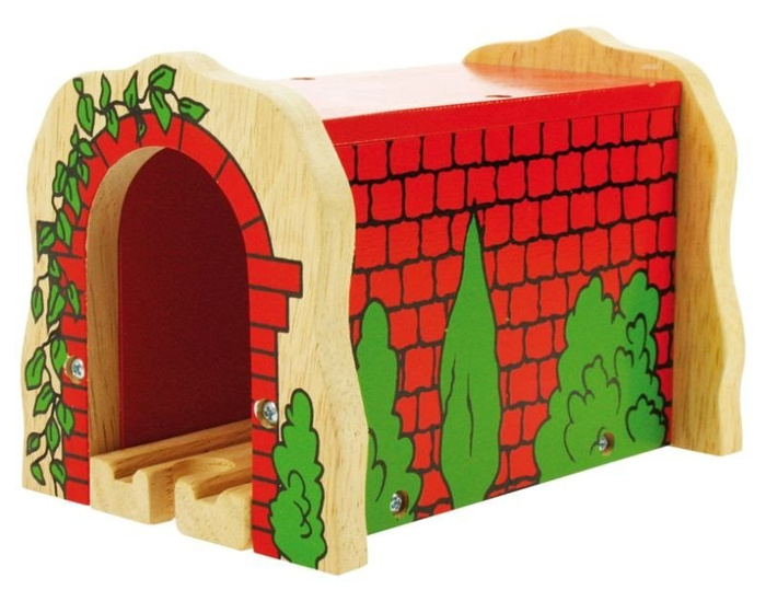 Drewniany, ceglany tunel do kolejki, BJT135-Bigjigs Rail