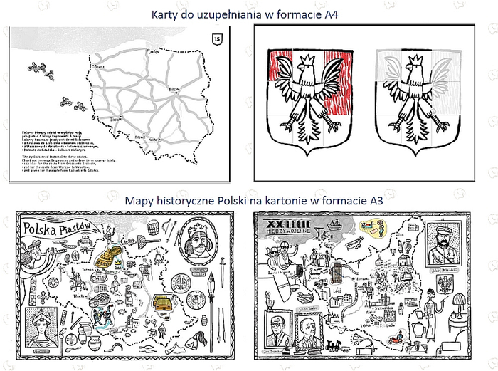 Krótka historia Polski - kreatywna książka, ZT8368-Zuzu Toys, edukacja i zabawa