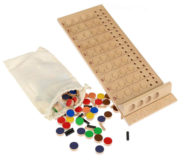 Mistrz Logiki drewniana gra logiczna rozszyfruj kod przeciwnika 110020 Pilch