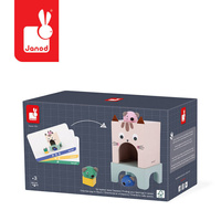 Drewniana układanka Orientacja w przestrzeni Kot i mysz J05078 Janod