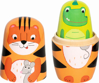 Matrioszki drewniane Tygrys Tavi i jego przyjaciele Goki 60661