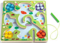 Magnetyczny drewniany labirynt FrogyMaze Djeco DJ01614