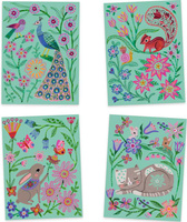 Wydrapywanka Spotkania zwierzątek DJ09717-Djeco, zestaw artystyczny dla dzieci