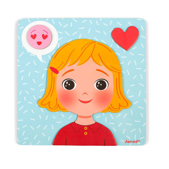 Magnetyczna układanka Emocje, Janod J08038