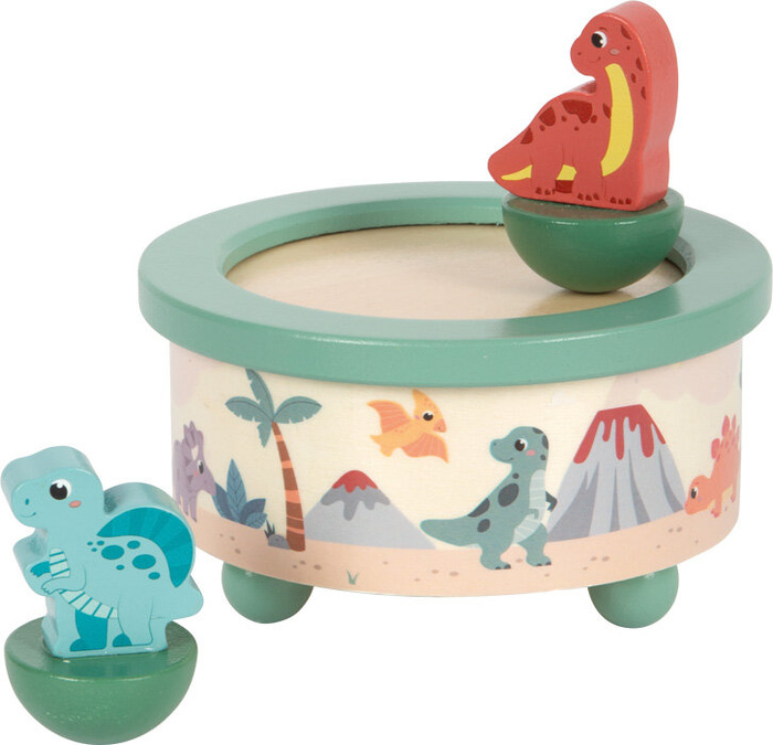 Pozytywka dla dzieci Dino Small Foot 12628 drewniane pozytywki dla dzieci