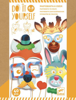 Fotobudka Zwierzęta - zrób to sam DJ07915-Djeco, zestawy kreatywne 