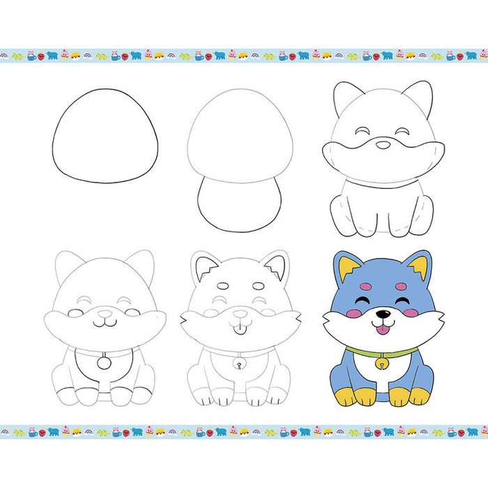 Zestaw kreatywny Rysowanie krok po kroku z brokatowymi markerami 20 rysunków i kolorowanek Janod J09157