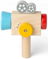 Drewniana kamera do ręki Bigjigs 36050 mały reżyser