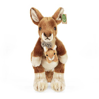 Pluszowy kangur z dzieckiem 27 cm Rappa 960534