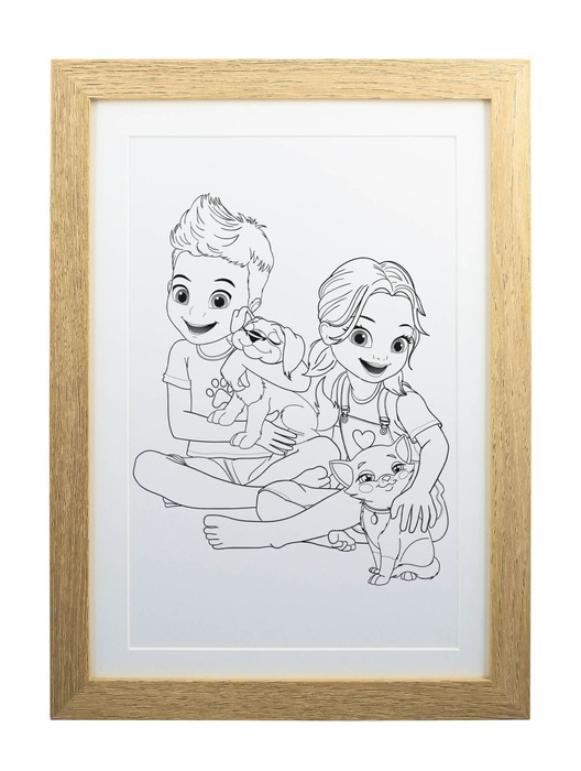 Ramka na rysunki dziecka 50 rysunków A4 Buki FK013