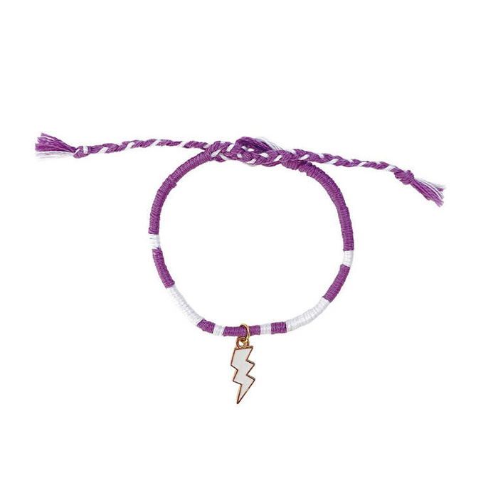 Zestaw kreatywny do tworzenia biżuterii Tęczowe bransoletki 30 szt. J09134 Janod