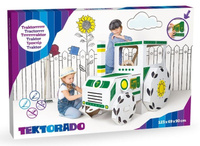 Tekturowy traktor do samodzielnego złożenia, 0044-Tektorado, zabawki dla chłopców