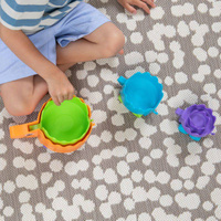 Kolejka Rodzina Jeży Hiding Hedgehogs FA223-1 Fat Brain Toys, zabawki motoryczne