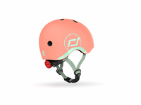SCOOTANDRIDE Kask XXS-S dla dzieci 1-5 lat Peach lampka LED 96389