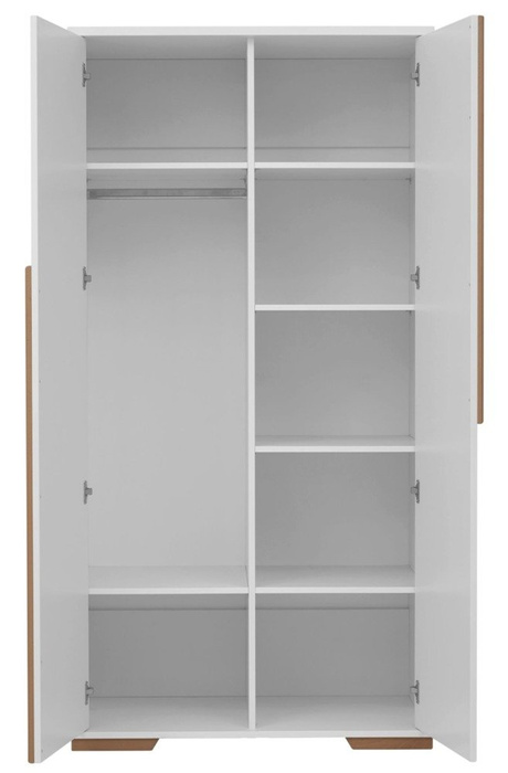 Biała Szafa 2 drzwiowa Pinio Snap