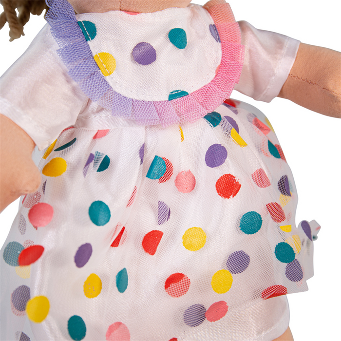 Phoebe pluszowa lalka dla dzieci BJD065-Bigjigs Toys, lalki dla dzieci