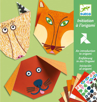 Zwierzęta - zestaw do origami, DJ08761-Djeco, zabawki kreatywne