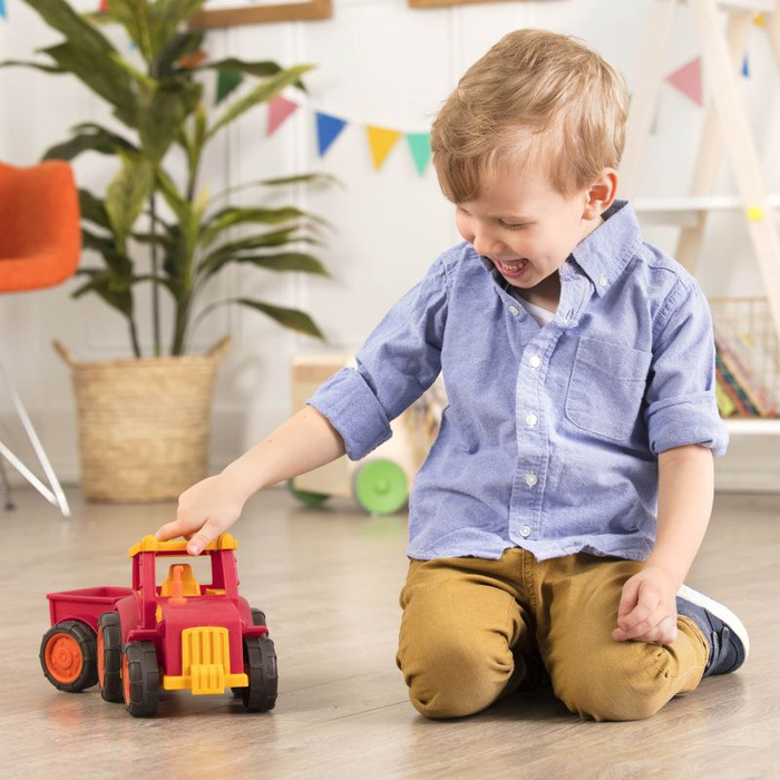 Traktor z przyczepką Wonder Wheels Battat BT1018Z samochody dla dzieci