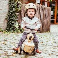Zestaw SCOOTANDRIDE Kask + Highwaykick1 2w1 jeździk i hulajnoga z zamykanym schowkiem Leopard