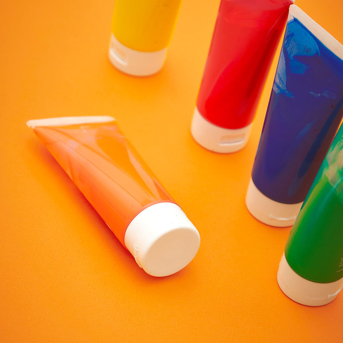 Farbki do malowania rękami 5 kolorów Janod J07403