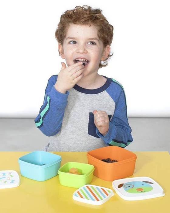 Zestaw pudełek Zoo Pies 9H776310-Skip Hop, pojemniki na jedzenie