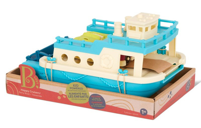 Prom z 2 samochodami osobowymi Happy Cruisers B.toys BX2182Z