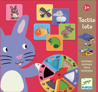 Lotto dotykowe - gra edukacyjna, DJ08129-Djeco - zabawki rozwojowe