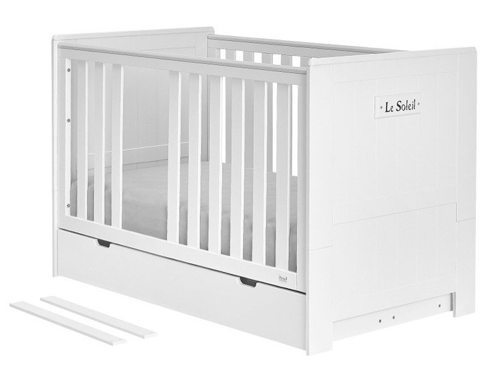 Biała kolekcja Pinio Marsylia MDF, zestaw mebli do pokoju dziecięcego II