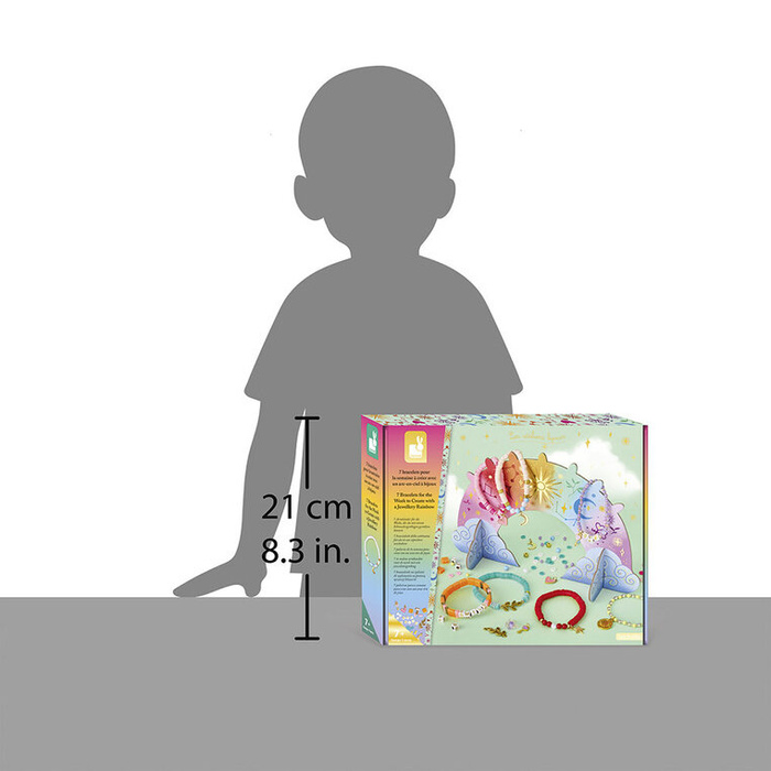 Zestaw kreatywny do tworzenia biżuterii ze stojakiem Bransoletka na każdy dzień tygodnia Janod J09185