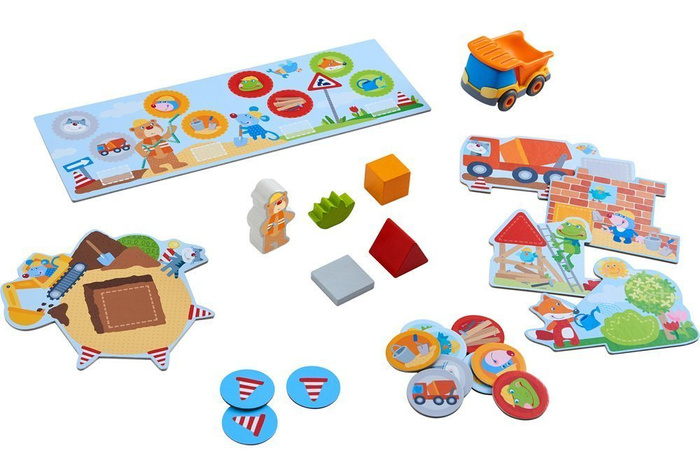 Moja pierwsza gra Plac Budowy HB305211-Haba, gry planszowe