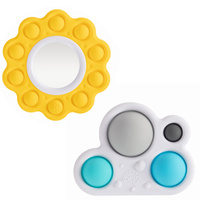 Bąbelki Dimpl Słoneczko i Chmurka Fat Brain Toys FA346-1 zabawka stymulująca sensoryczna 