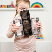 Klocki magnetyczne Rainbow Transport Pack 50 el. Connetix 00050-TR