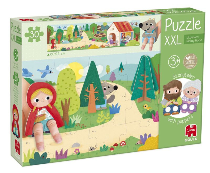 Puzzle dla dzieci XXL Czerwony kapturek Goula 1110700207