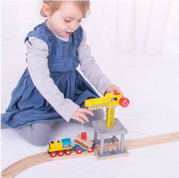Wysoki dźwig z torami, BJT175-Bigjigs Rail