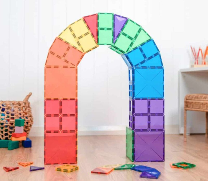 Klocki magnetyczne Rainbow Starter Pack 60 el. Connetix 00060-ST