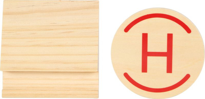 Duża remiza strażacka z helikopterem i akcesoriami Small Foot 12703 drewniane domki dla lalek