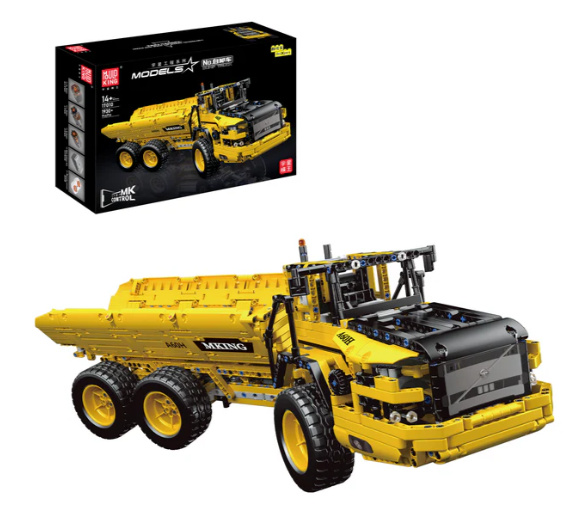 Klocki konstrukcyjne Mould King 17010 Wywrotka RC zdalnie sterowana zabawka budowlana 1930 elementów