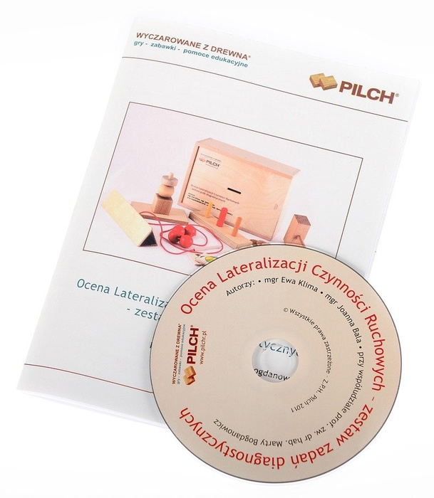 Zestaw zadań do badań lateralizacji OLCR 110108-Plich, zestaw diagnostyczny
