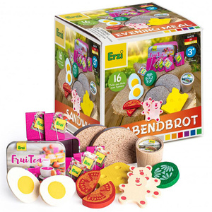 Kolacja drewniany zestaw mały kucharz Erzi 28142