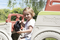 Samochód Przygód 3w1 Smoby 840207 zabawka ogrodowa dla dzieci ze zjeżdżalnią i piaskownicą