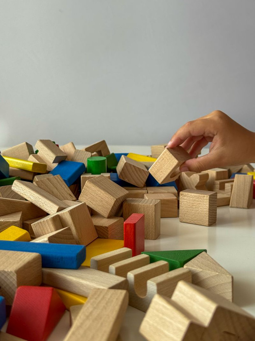 Klocki drewniane zestaw 300 elementów Mumbee 53324