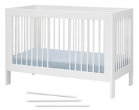 Białe Łóżeczko 120x60 Pinio Basic