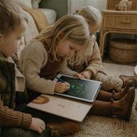 Tablet graficzny dla dzieci z kartami pracy do rysowania KidBook Safari Kidinex