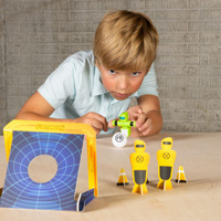 Piłkarzyki Foosbots Boisko do gry Duży Zestaw dla Dwóch Graczy Fat Brain Toys FA476-1