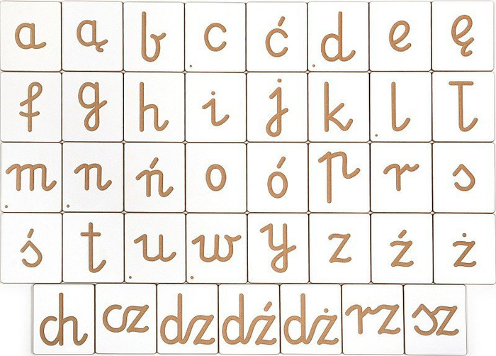 Przestrzenny alfabet polski, litery i cyfry, 110024-Pilch, zabawki edukacyjne
