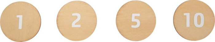 Drewniana kasa sklepowa dla dzieci z kalkulatorem Fresh Small Foot 12249-SF