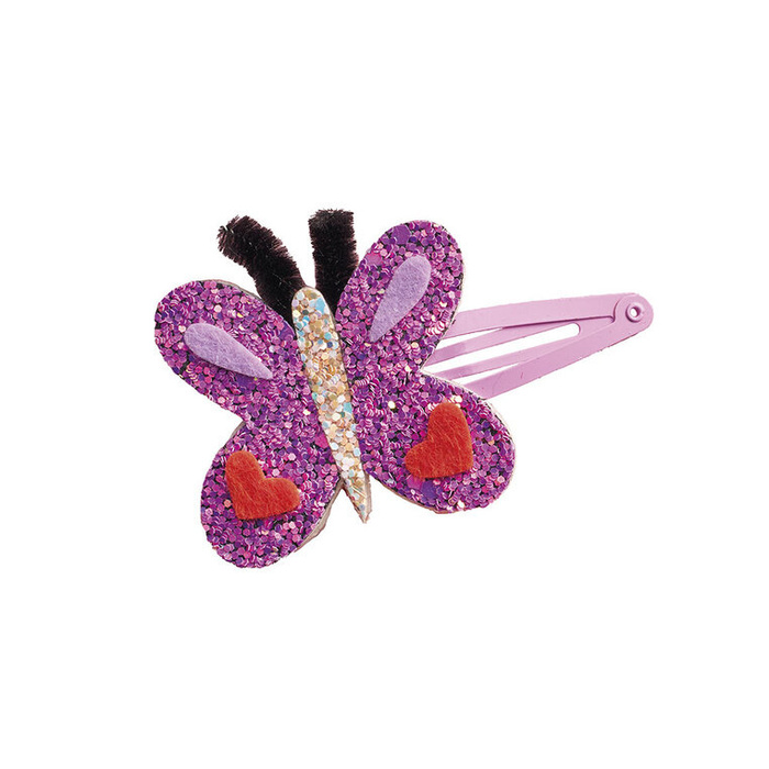 Zestaw kreatywny do tworzenia biżuterii Brokatowe spinki do włosów Ogród Janod J09179